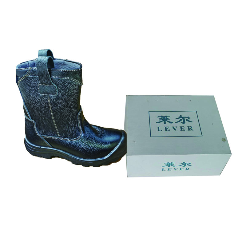 萊爾JH-017防砸防刺穿耐油耐酸堿皮安全靴圖片3