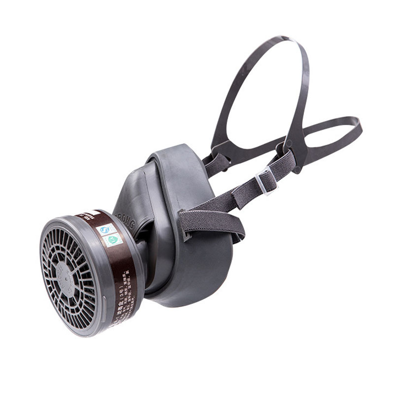 思創ST-FDT透明橡膠半面罩防毒面具圖片1