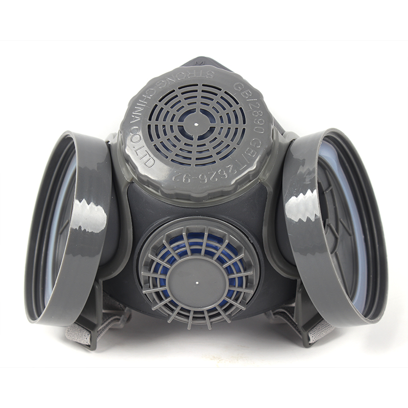 思創ST-M70-3硅膠大眼眶防毒面具（圓形濾毒盒）圖片1