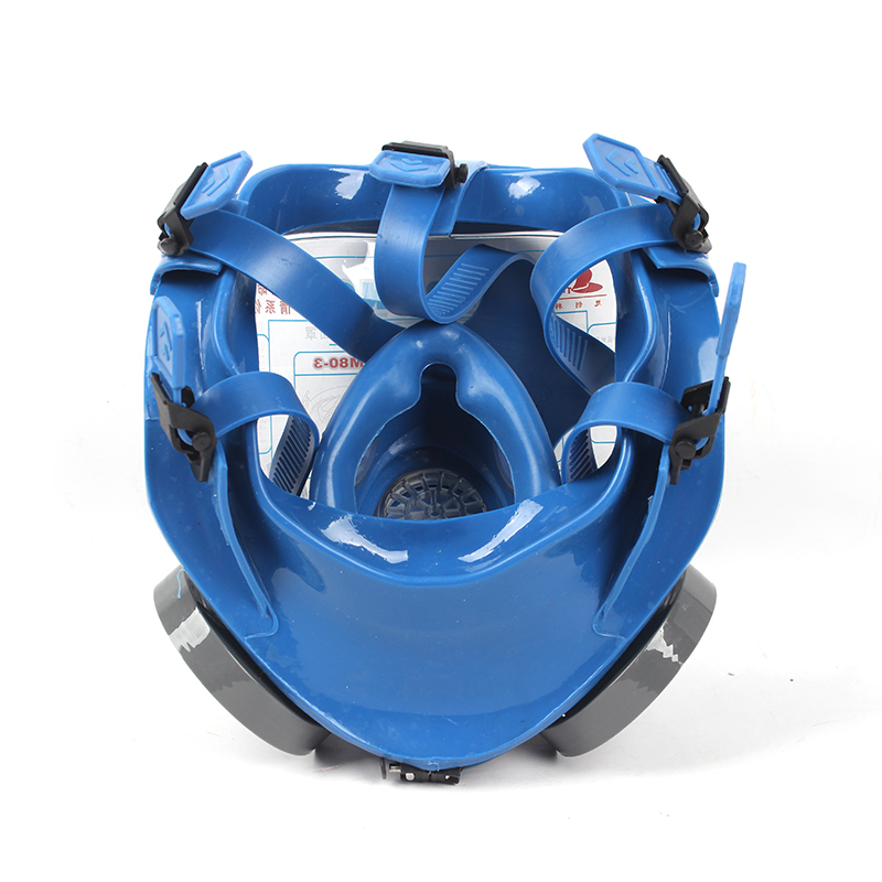 思創(chuàng)ST-M80-3硅膠大視野防毒面具（圓形濾毒盒）圖片1