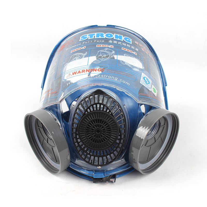 思創(chuàng)ST-M80-3硅膠大視野防毒面具（圓形濾毒盒）圖片2