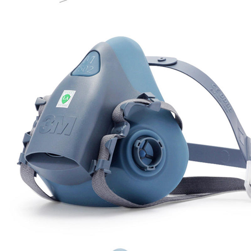 3M7502防毒半面具硅膠防毒面罩圖片4
