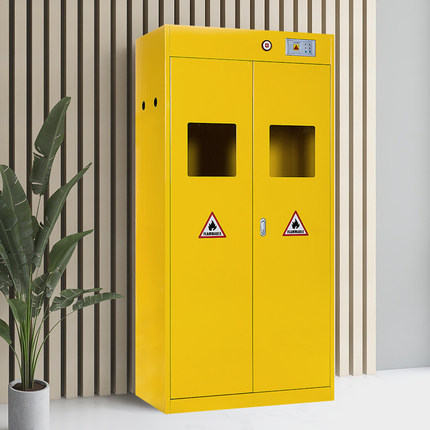 全鋼防爆氣瓶柜安全柜圖片1 全鋼防爆氣瓶柜安全柜圖片1
