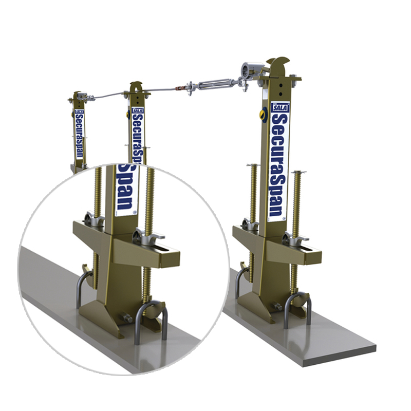 3M7400360DBI-SALA SecuraSpan環(huán)形鋼筋水平救生索系統(tǒng)圖片3