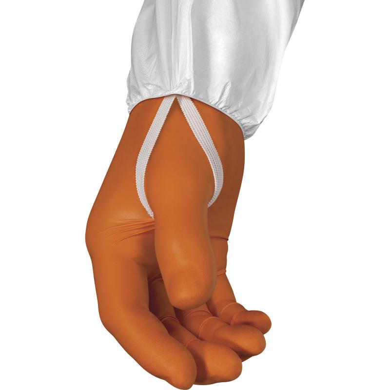 代爾塔406125限次性無紡布防塵防化防靜電連體服圖片1