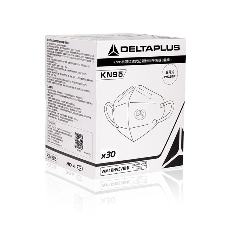 代爾塔104098帯閥KN95防塵口罩圖片3 代爾塔104098帯閥KN95防塵口罩圖片3