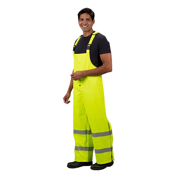 雷克蘭ABPVC10LY防水PVC涂層反光阻燃防電弧服背帶褲圖片1 雷克蘭ABPVC10LY防水PVC涂層反光阻燃防電弧服背帶褲圖片1