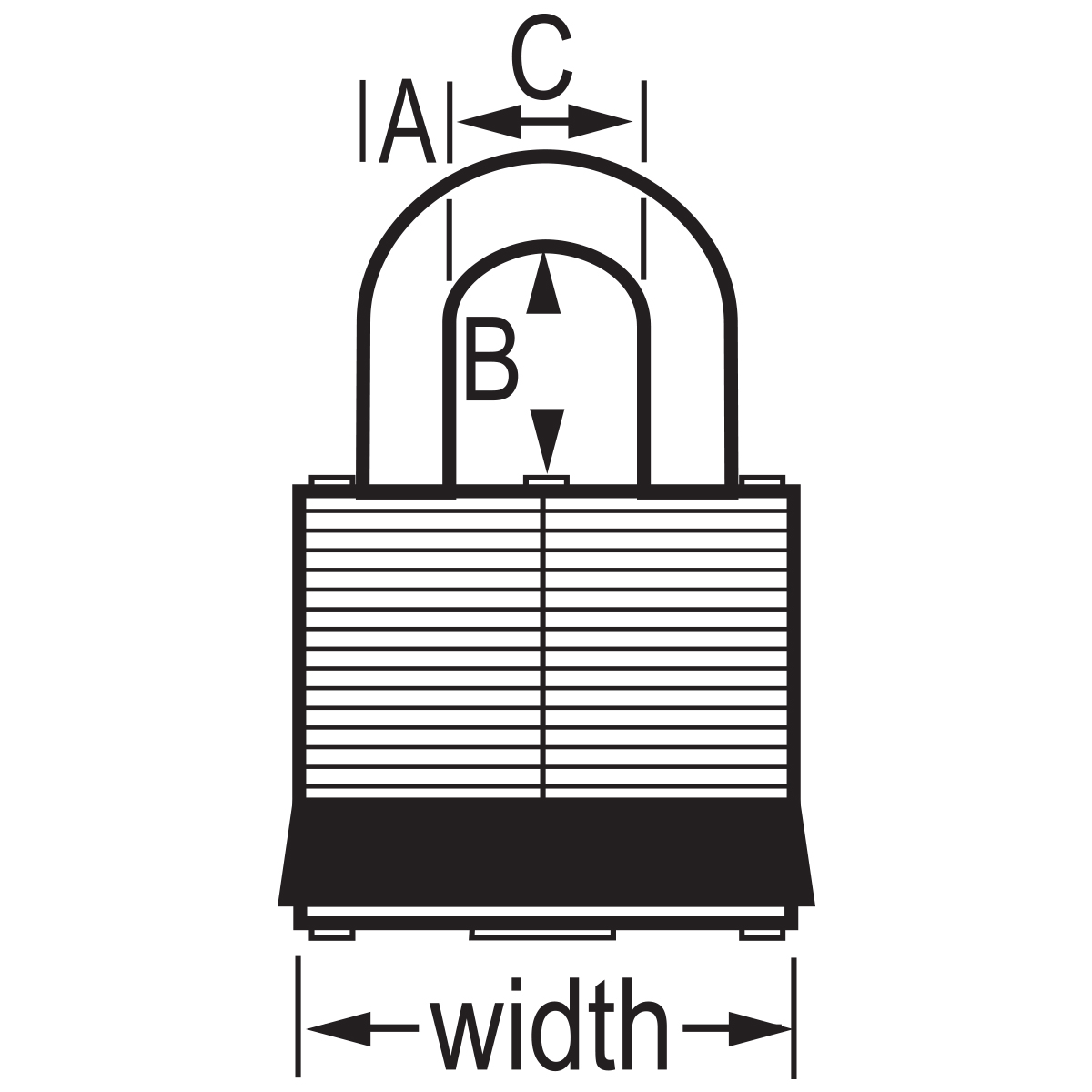瑪斯特鎖3MCNRED鋼千層鎖圖片6