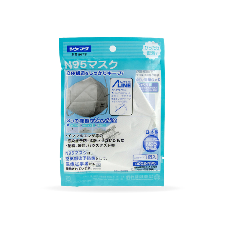 重松CDD02V KN95 2K防塵口罩圖片4 重松CDD02V KN95 2K防塵口罩圖片4