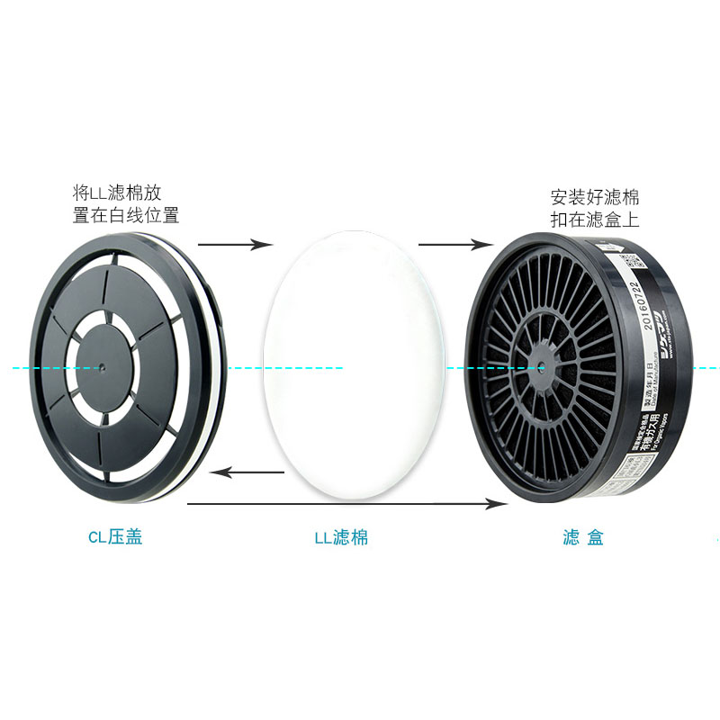 重松LL前置濾棉圖片3