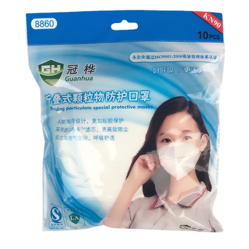 冠樺8860折疊耳帶式KN90防塵口罩圖片4 冠樺8860折疊耳帶式KN90防塵口罩圖片4