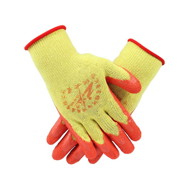 牛郎星紗線皺紋勞保手套圖片2