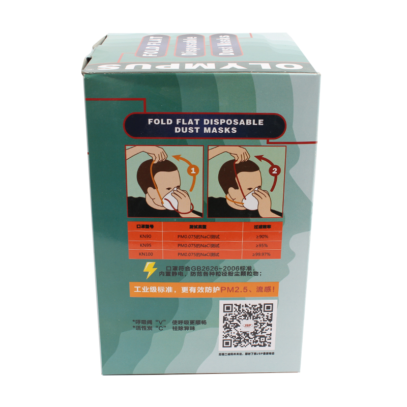 潔適比04-22225V CH-2225V折疊帶閥防塵口罩圖片7 潔適比04-22225V CH-2225V折疊帶閥防塵口罩圖片7