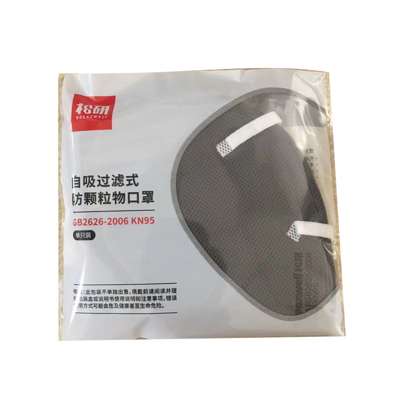 松研915V活性炭帶閥防塵口罩圖片3