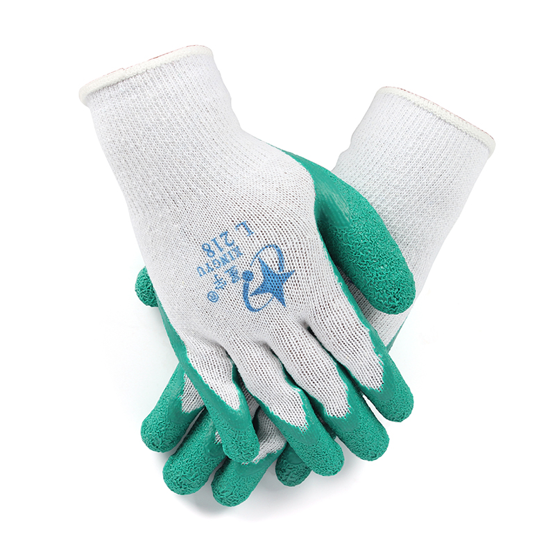 星宇L218紗線皺紋勞保手套圖片3