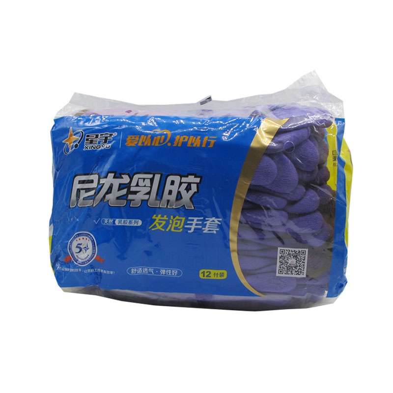 星宇L578尼龍乳膠發泡勞保手套圖片4 星宇L578尼龍乳膠發泡勞保手套圖片4