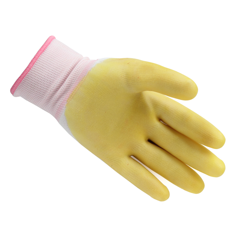 星宇P528尼龍PVC半浸勞保手套圖片1
