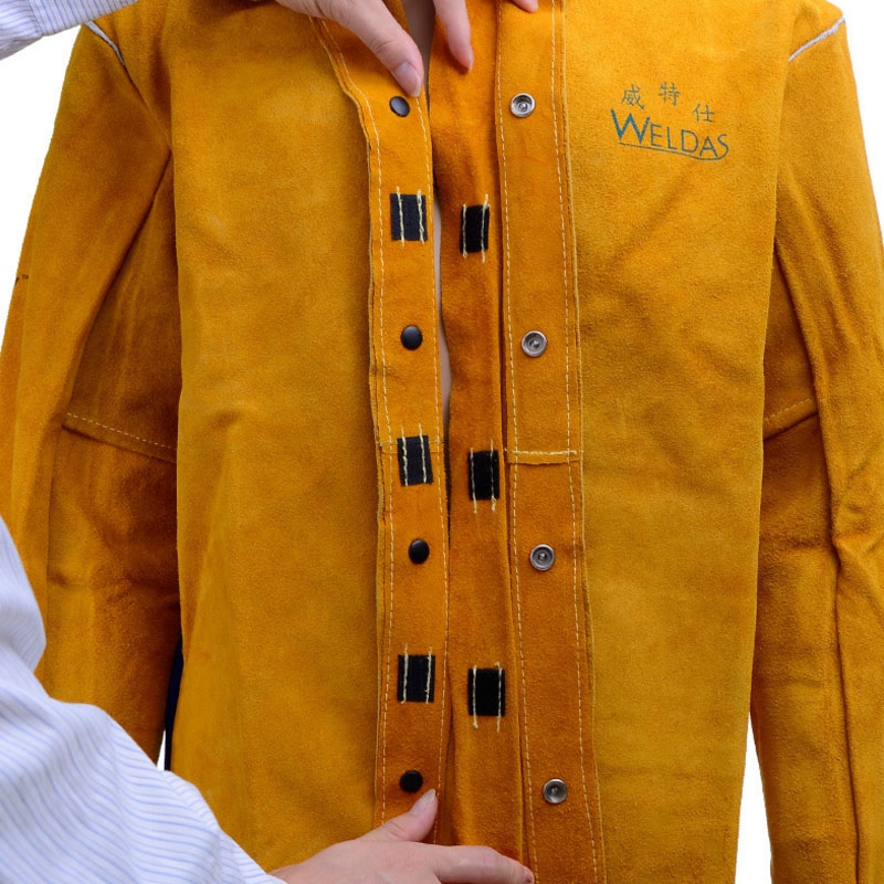 威特仕44-2530雄蜂王背布皮阻燃焊服圖片3