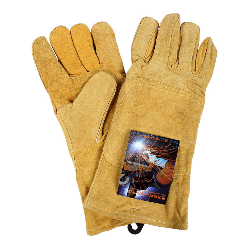 威特仕10-2118-M牛二層雙背皮款焊工手套圖片2
