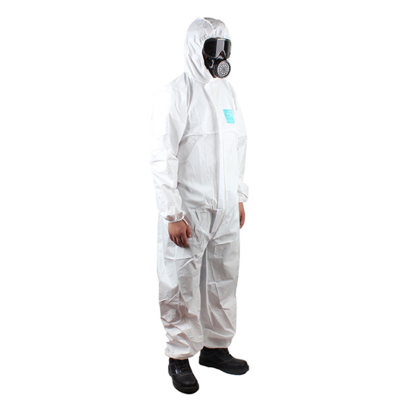 微護佳MG2000WH20-B-99-159-02白色舒適型有帽連體防護服圖片1