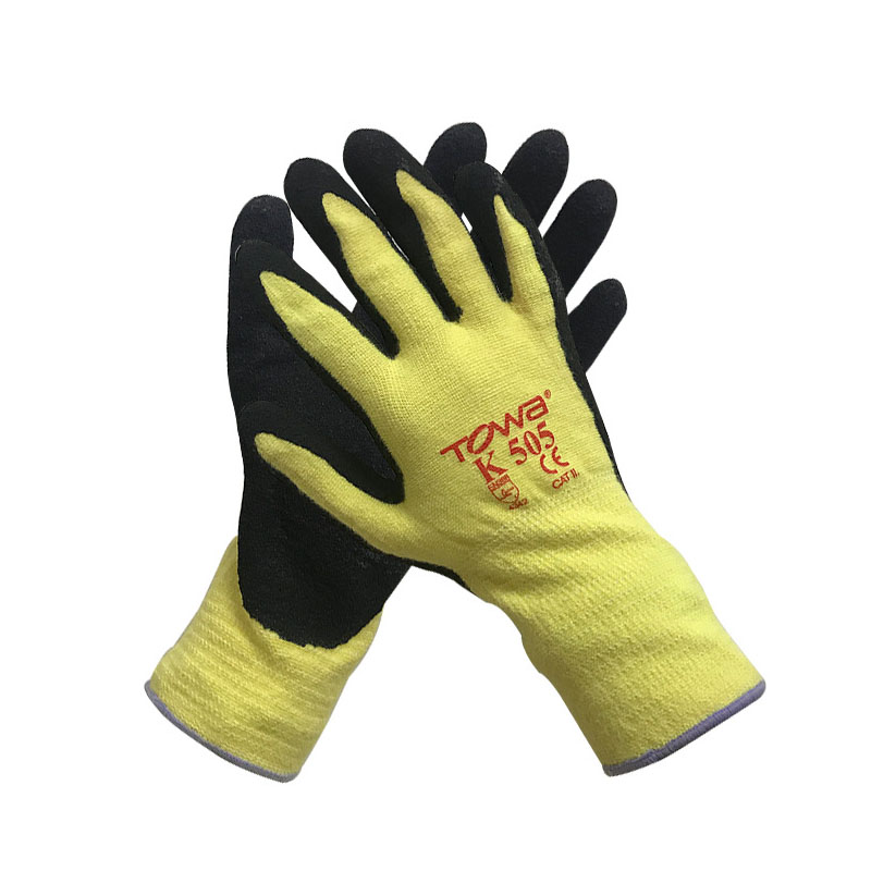 TOWA K-505丁腈涂掌耐磨防割手套圖片1