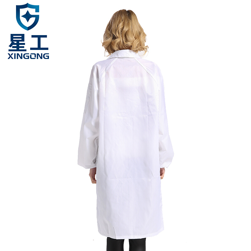 星工XGJ-6翻領(lǐng)防塵防靜電服圖片1 星工XGJ-6翻領(lǐng)防塵防靜電服圖片1