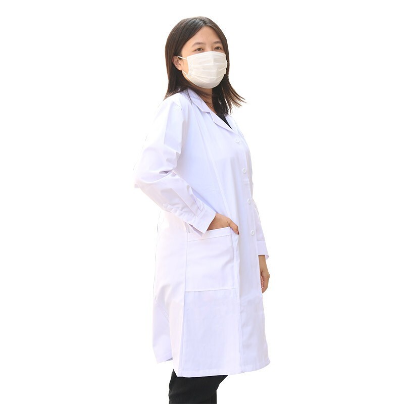 星工XG-DG3實驗室食品衛生長袖白大褂 工作服圖片2 星工XG-DG3實驗室食品衛生長袖白大褂 工作服圖片2