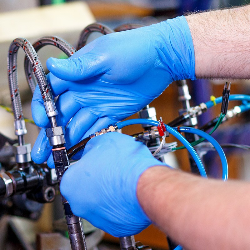 愛(ài)馬斯APFNCHD46100藍(lán)色一次性丁腈手套大號(hào)圖片4 愛(ài)馬斯APFNCHD46100藍(lán)色一次性丁腈手套大號(hào)圖片4