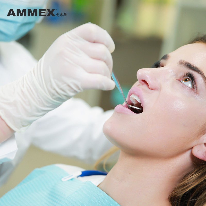 愛馬斯TLFVMD46100一次性乳膠醫用手套圖片4