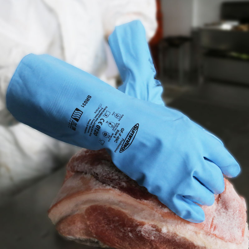 LANON蘭浪SR031食品級耐酸堿丁腈手套圖片3