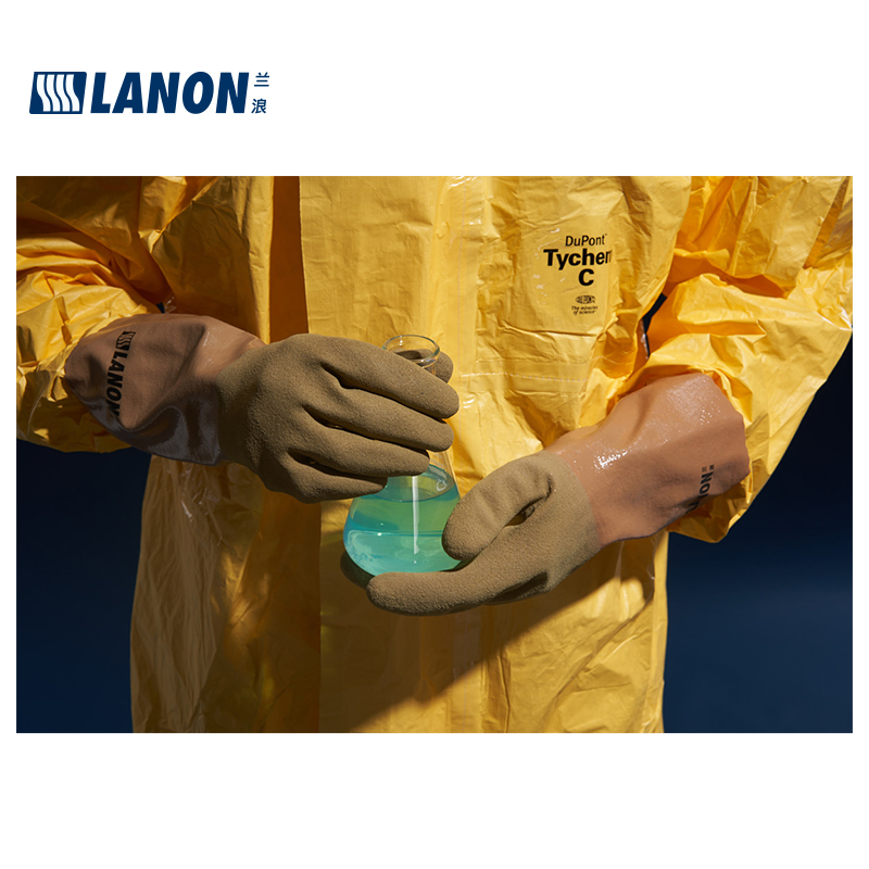 LANON蘭浪V330耐油丁腈防化手套圖片3 LANON蘭浪V330耐油丁腈防化手套圖片3