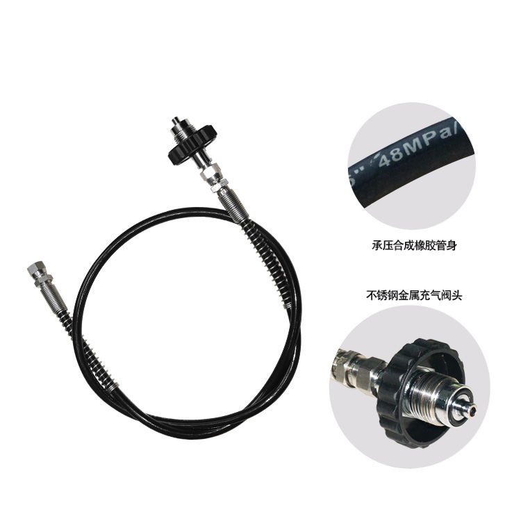 海固CQ100-RG+JT/L空氣呼吸器壓縮機(jī)專用充氣軟管圖片1 海固CQ100-RG+JT/L空氣呼吸器壓縮機(jī)專用充氣軟管圖片1