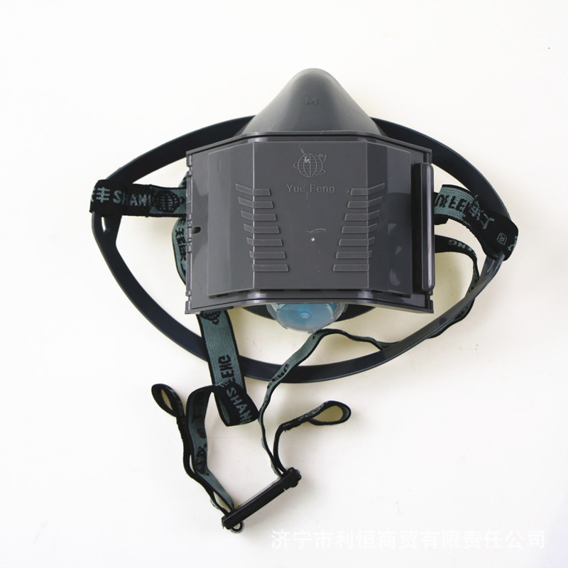 地球3300 PVC單濾盒半面罩防毒面具圖片4