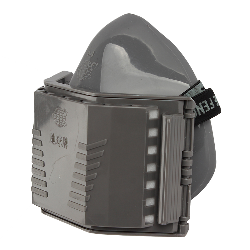 地球3300A全硅膠半面罩防毒面具圖片1