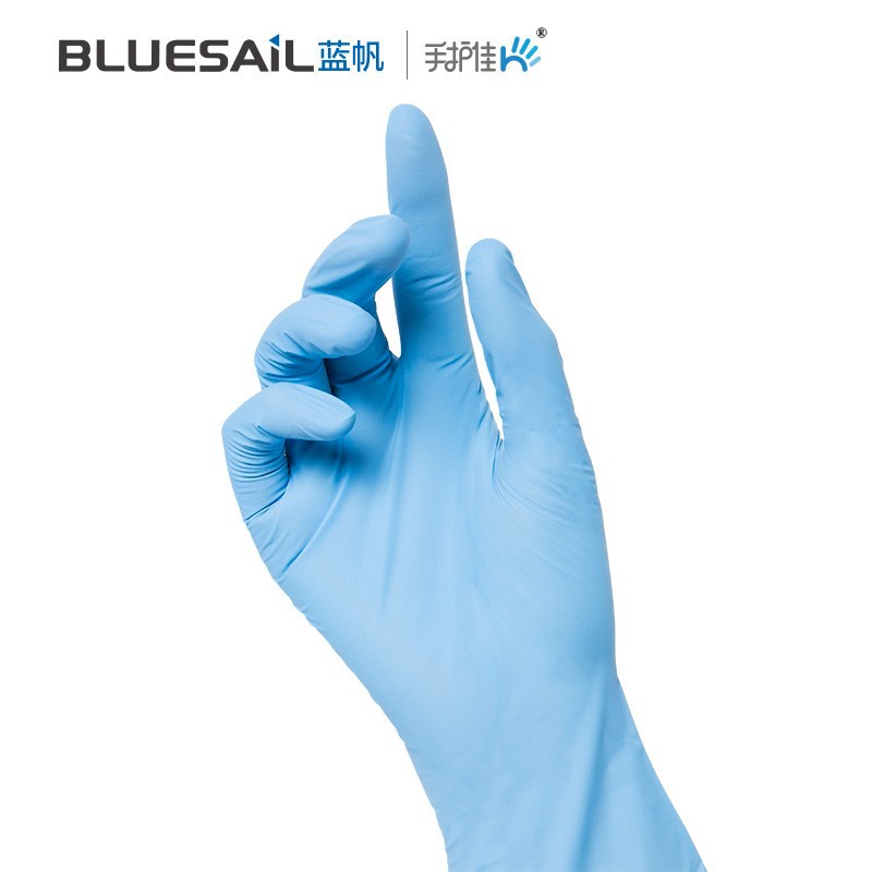 藍帆醫療N2992防水防油一次性丁腈手套圖片4 藍帆醫療N2992防水防油一次性丁腈手套圖片4