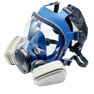高瑪1608-A自吸過濾式雙濾盒全面罩防毒面具圖片2