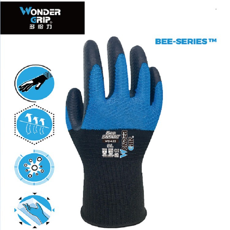 多給力WG-422新款雙拼蜂巢勞保手套圖片1 多給力WG-422新款雙拼蜂巢勞保手套圖片1