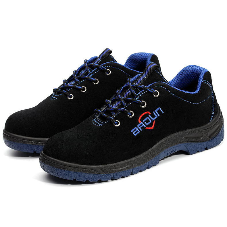 巴盾801--01防砸防穿刺PU防滑安全鞋圖片1