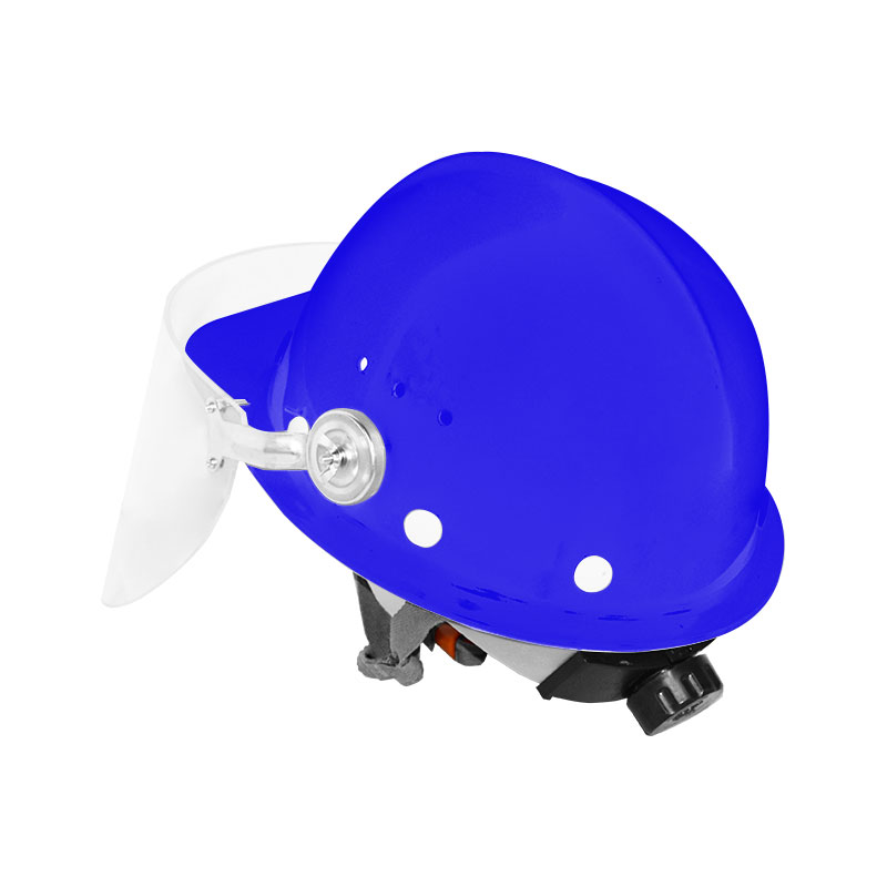 桉葉AY9806玻璃鋼帶面屏安全帽圖片1