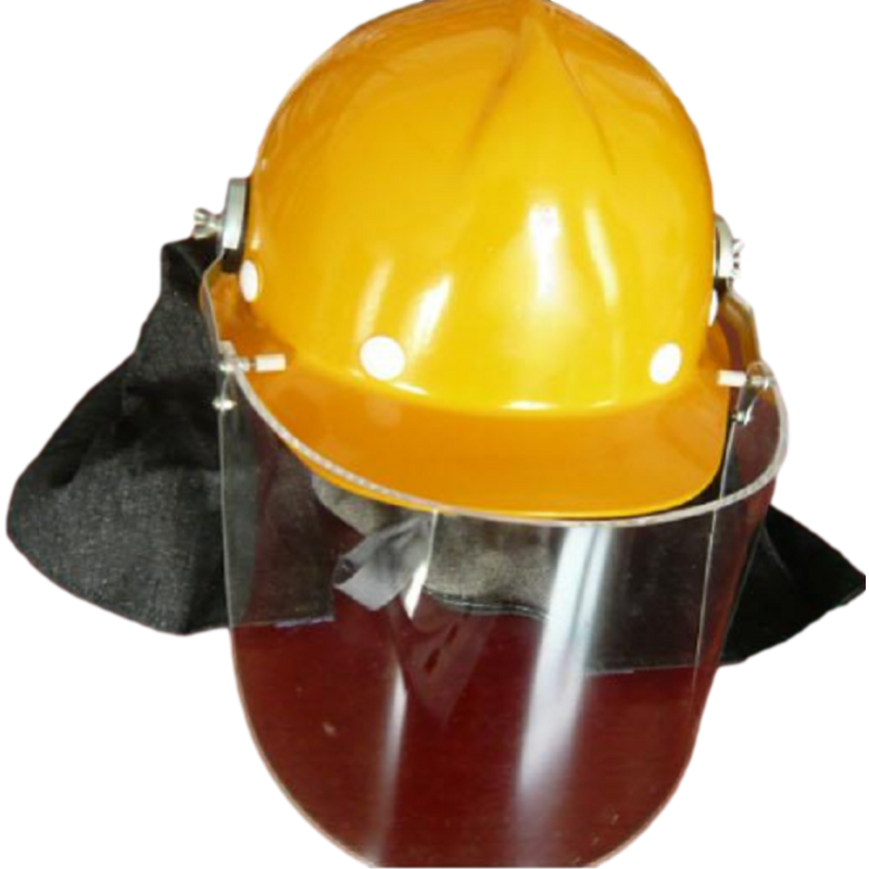 桉葉AY9806帶面屏披肩黃色安全帽圖片2 桉葉AY9806帶面屏披肩黃色安全帽圖片2