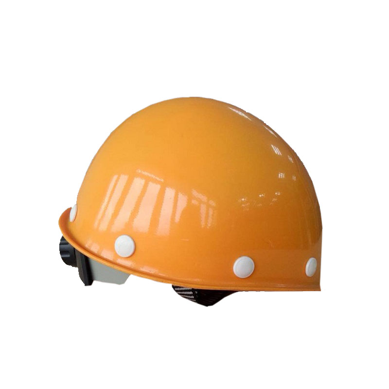 桉葉AY9102H玻璃鋼黃色安全帽圖片1