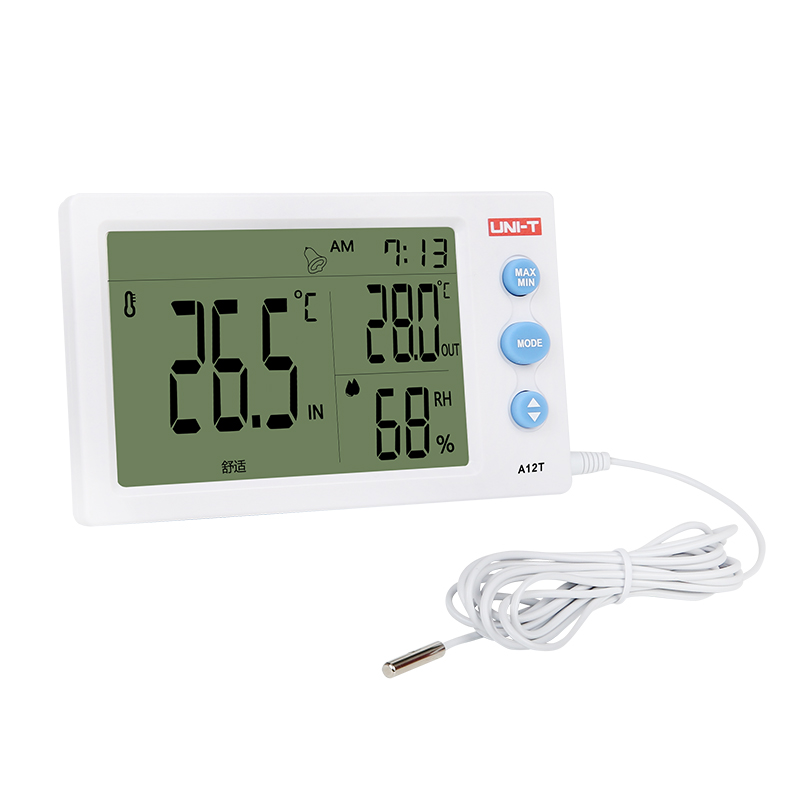 優(yōu)利德A12T數(shù)字式溫濕度計(jì)圖片1