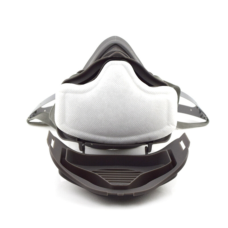 錦繡粵興3600橡膠單濾盒半面罩防毒面具圖片1 錦繡粵興3600橡膠單濾盒半面罩防毒面具圖片1