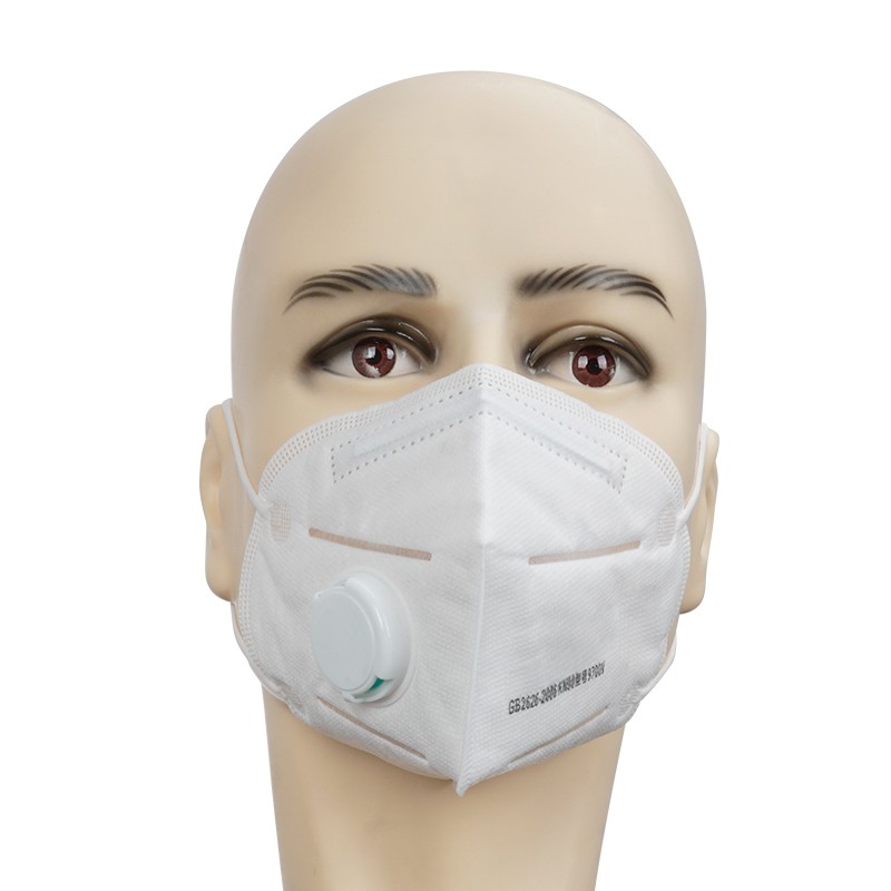 錦繡粵興9800V折疊帶閥KN95防塵口罩圖片3