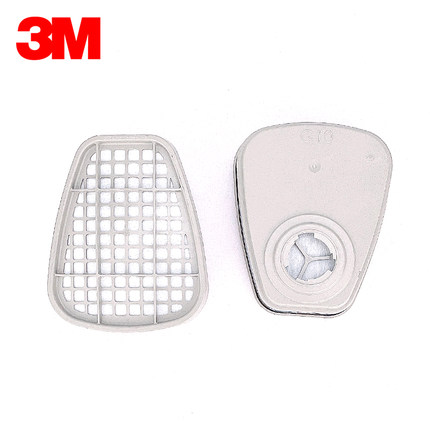 3M6007CN防汞蒸氣有機酸性氣體濾毒盒圖片3