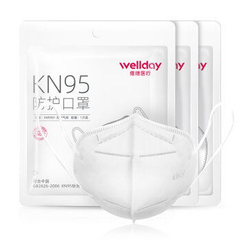 維德醫(yī)療KN95折疊式防護(hù)口罩圖片1