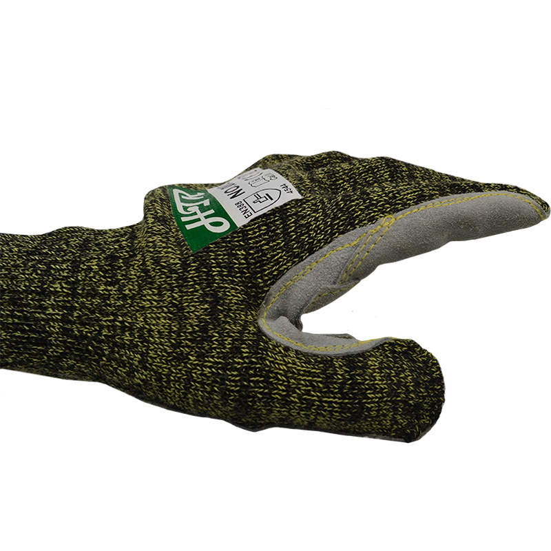 海太爾0082迷彩縫皮防割手套圖片3