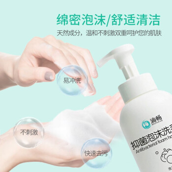 滴暢抑菌泡沫洗手液300ml圖片1