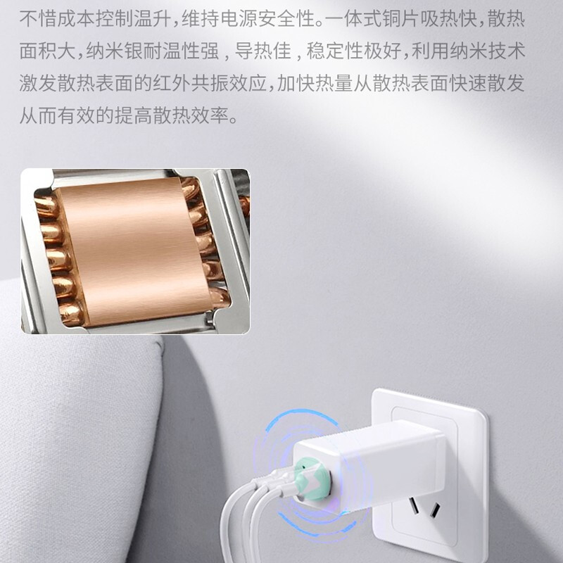 霍盛HMS-PA-65CGaN智能快速充電器圖片3