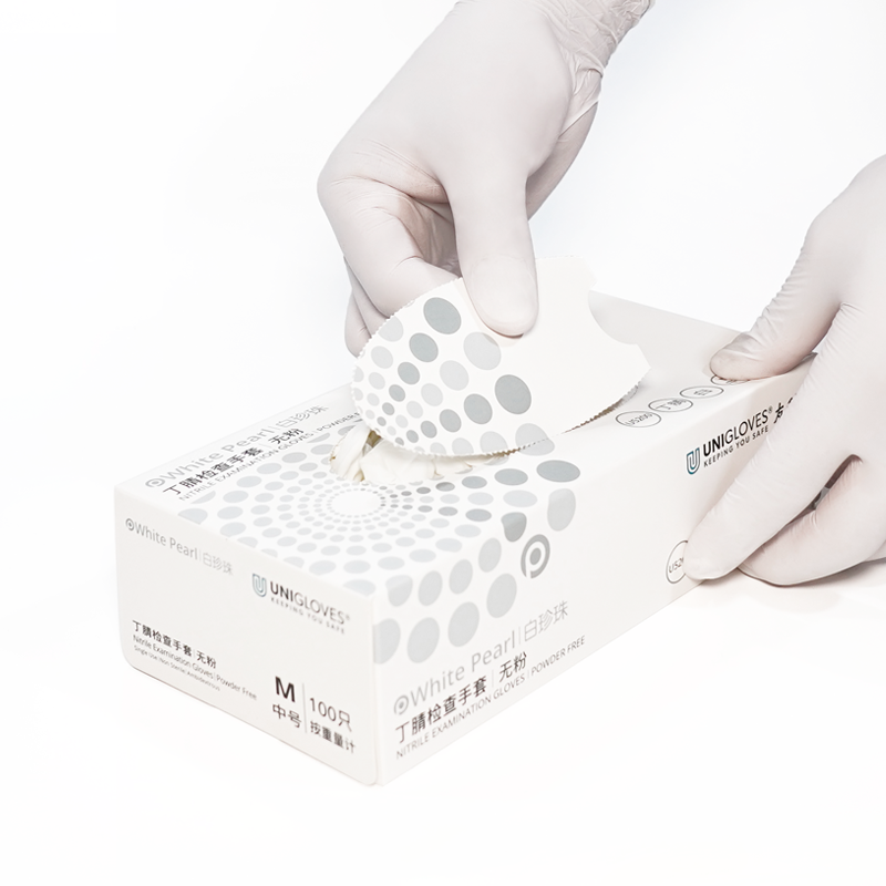 友利格珍珠PEARL U5200靈巧款一次性無粉丁腈手套圖片2